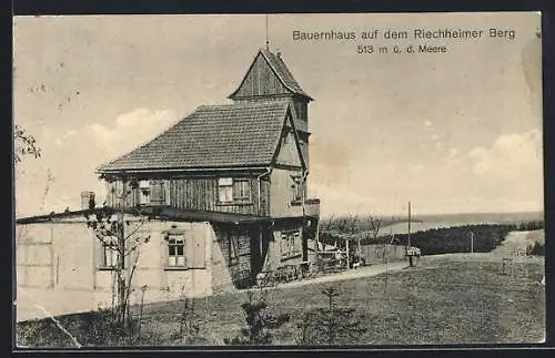 AK Elleben, Gasthaus Bauernhaus auf dem Riechheimer Berg