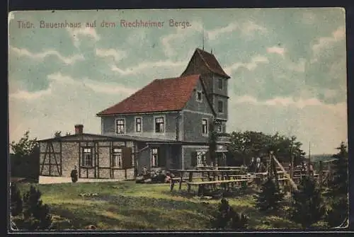 AK Riechheim, Thüringer Bauernhaus auf dem Riechheimer Berge