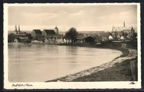 AK Hassfurt a/Main, Blick nach dem Ort