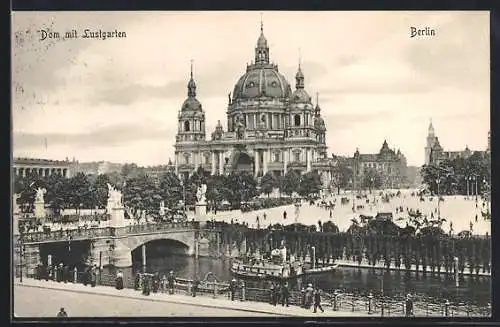 AK Berlin, Lustgarten mit Dom