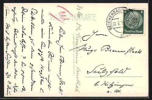 AK Reichenbach i. Vogtl., Höhere Textilfachschule