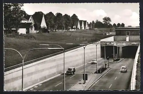 AK Rendsburg, Kanaltunnel-Einfahrt Nord