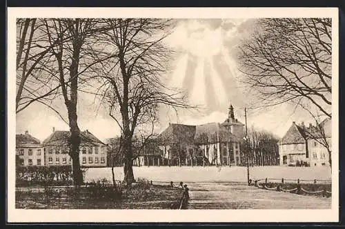 AK Rendsburg, Blick zur Neuwerker Kirche