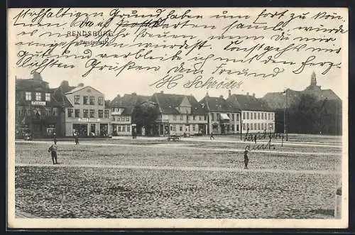 AK Rendsburg, Blick über den Paradeplatz