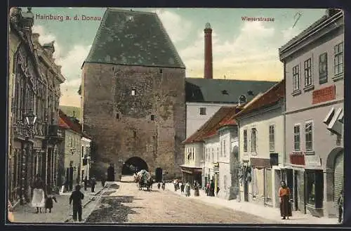 AK Hainburg a. d. Donau, Wienerstrasse