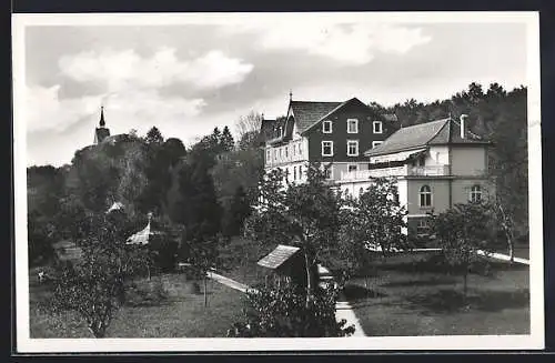 AK St. Chrischona, Haus zu den Bergen mit Garten