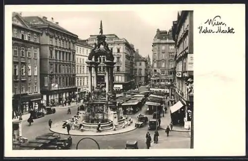 AK Wien, Hoher Markt am Markttag