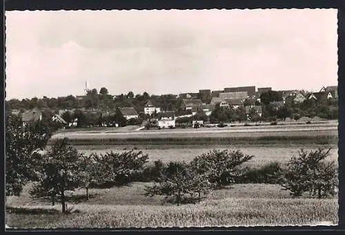 AK Hochdorf / Horb, Teilansicht mit Kirchturm