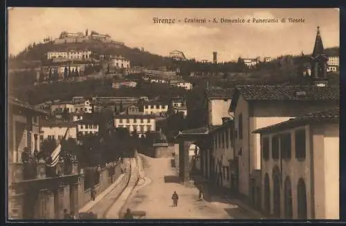 AK Fiesole, S. Domenico e Panorama