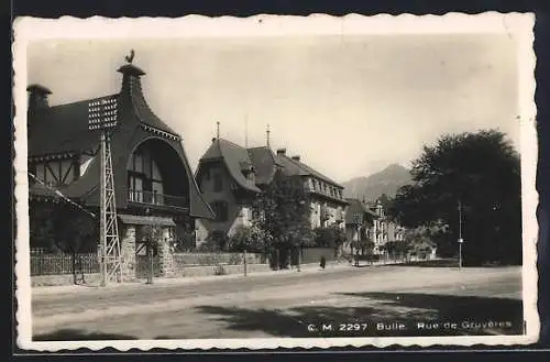 AK Bulle, Rue de Gruyères