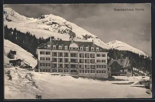 AK Davos, Krankenhaus im Winter