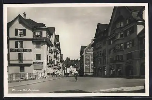 AK Herisau, Café Frehner in der Bahnhofstrasse