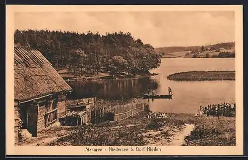 AK Masuren, Partie am Niedersee