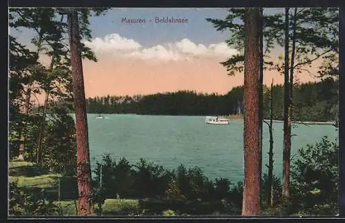 AK Beldahnsee /Masuren, Boote auf dem See