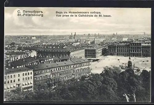 AK St-Pétersbourg, Vue prise de la Cathédrale de St. Isaac