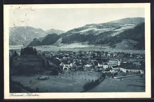 AK Friesach /Kärnten, Totalansicht gegen die Berge