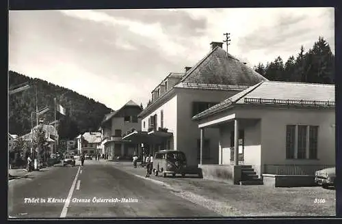 AK Arnoldstein in Kärnten, Thörl, Grenze Österreich-Italien, VW Bus