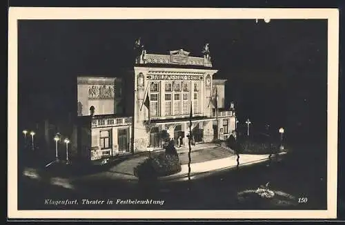 AK Klagenfurt, Theater in Festbeleuchtung