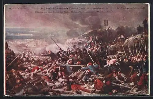 Künstler-AK La Gorge de Malakoff, Krimkrieg 1855