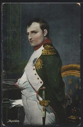 AK Napoleon mit Säbel