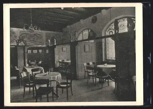 AK München-Au, Gasthaus Weinhaus Brennessel, Bes. Carl Loibl, Leopoldstrasse 58