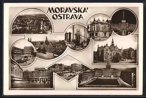 AK Ostrava, Zehn Ansichten der Stadt