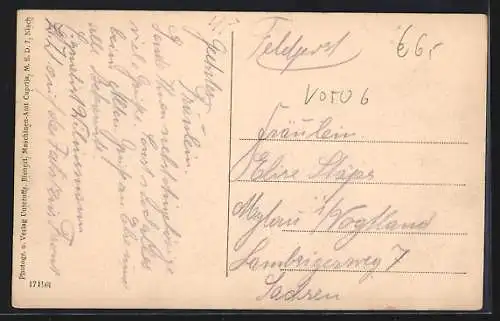 AK Semendria, Partie auf dem deutschen Heldenfriedhof