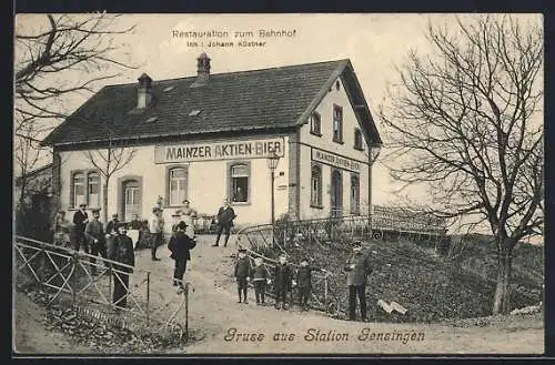 AK Gensingen, Restaurant zum Bahnhof