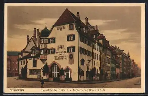 AK Nürnberg, Braustübl der Freiherrl. v. Tucher`schen Brauerei A.-G.