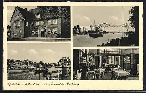 AK Rendsburg, Gaststätte Schützenheim an der Drehbrücke