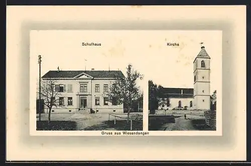 AK Wiesendangen, Schulhaus und Kirche