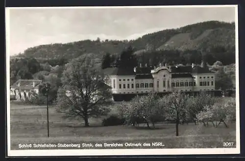 AK Schielleiten-Stubenberg /Stmk., Schloss des Bereiches Ostmark des NSRL