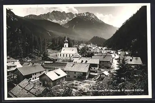 AK Biberwier am Fernpass, Teilansicht mit Wanneck