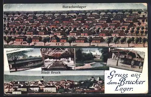 AK Bruck a. d. Leitha, Brucker Lager, Mannschafts-Baracke