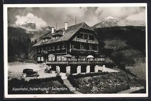 AK St. Barbara im Mürztal, Sollerhöhe am Troiseck, Hotel Gasthaus Pension Hubertushof