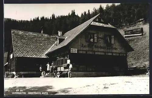 AK St. Aegyd am Neuwalde, Gasthaus Nutz Lahnsattel