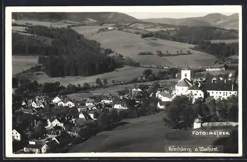 AK Hirschberg a. Wechsel, Teilansicht mit Kloster