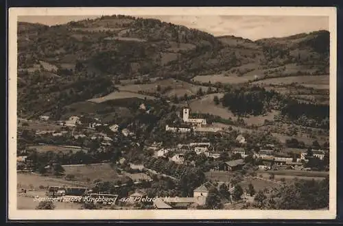 AK Kirchberg a. d. Pielach, Teilansicht mit Kirche