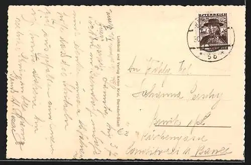 AK Berndorf, Ortsansicht aus der Vogelschau