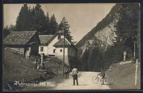 AK Spital am Pyhrn, Pyhrnpass, Leute mit Fahrrad