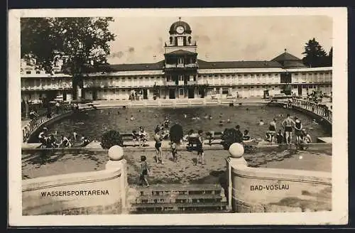 AK Bad Vöslau, Blick in die Wassersportarena