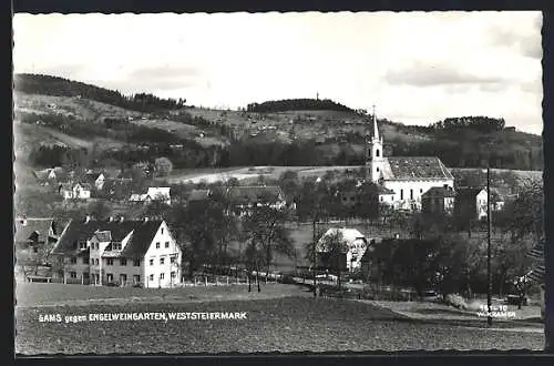 AK Gams /Steiermark, Ortsansicht gegen Engelweingarten