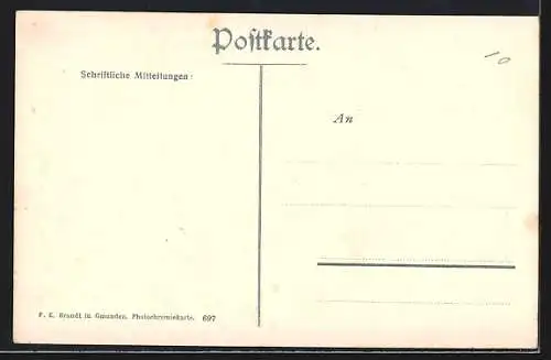 AK Alt-Aussee, Ortspanorama mit Trisselwand