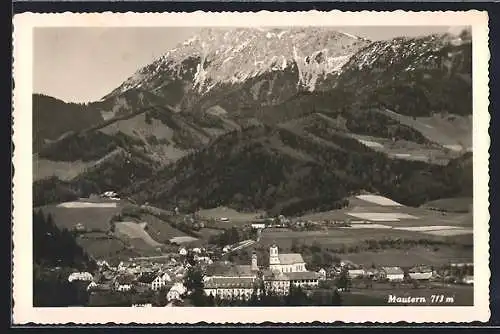 AK Mautern /Steiermark, Ortsansicht mit Reitling aus der Vogelschau