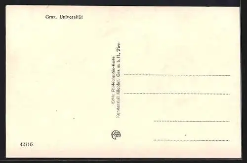 AK Graz, Universität mit Strasse