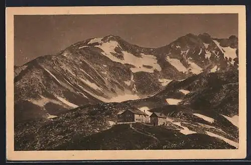 AK Edmund Probst-Haus, Blick gegen das Nebelhorn