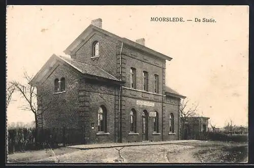 AK Moorslede, De Statie, Bahnhof