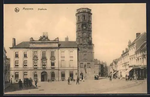 AK Menin, Hôtel de Ville, Ortspartie