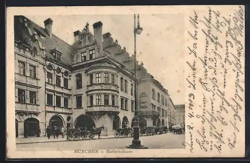 AK München, Partie am Hofbräuhaus