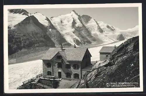 AK Franz Josefshaus mit Grossglockner